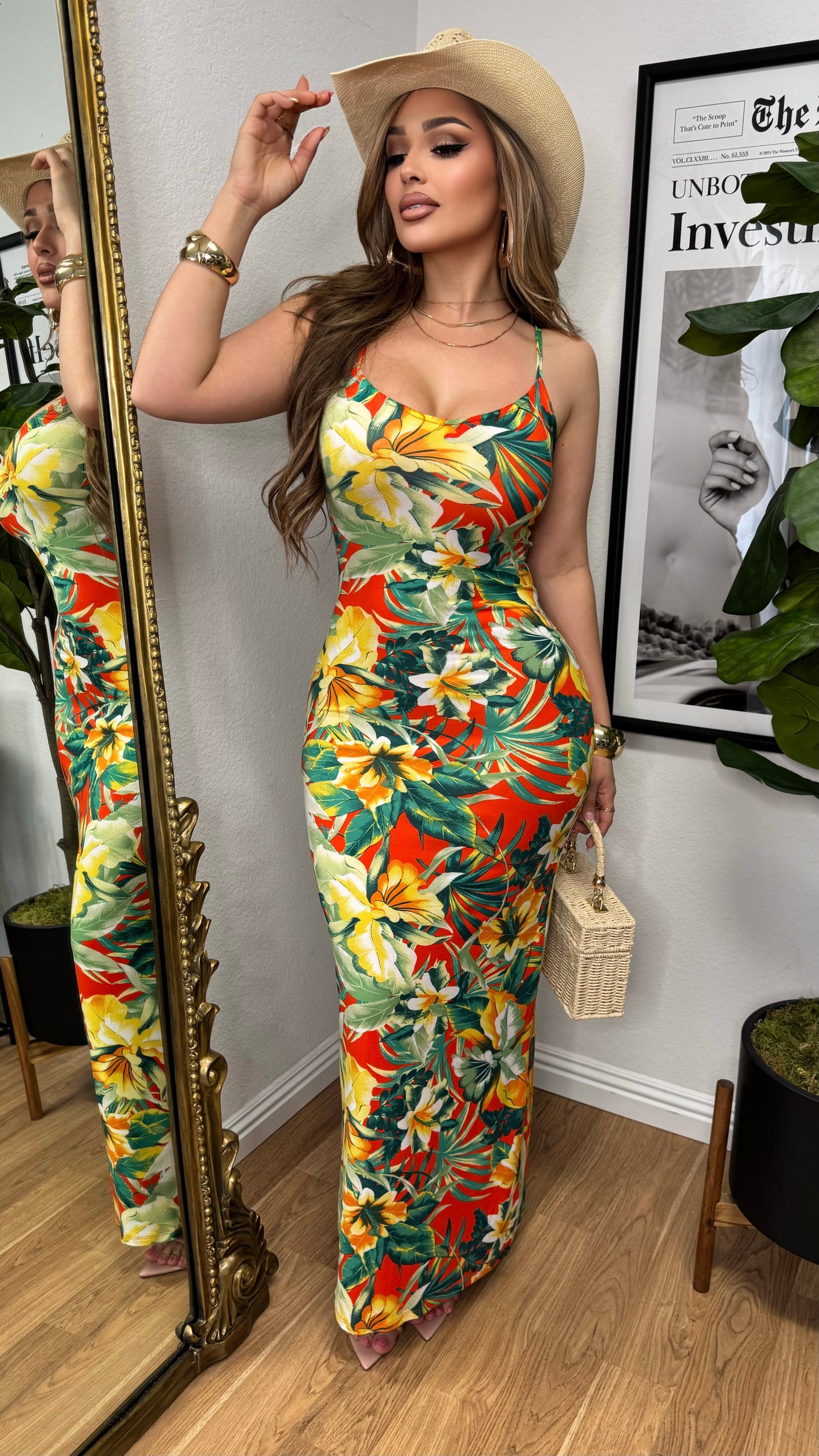 Love Like This Floral Maxi Dress (Yellow)