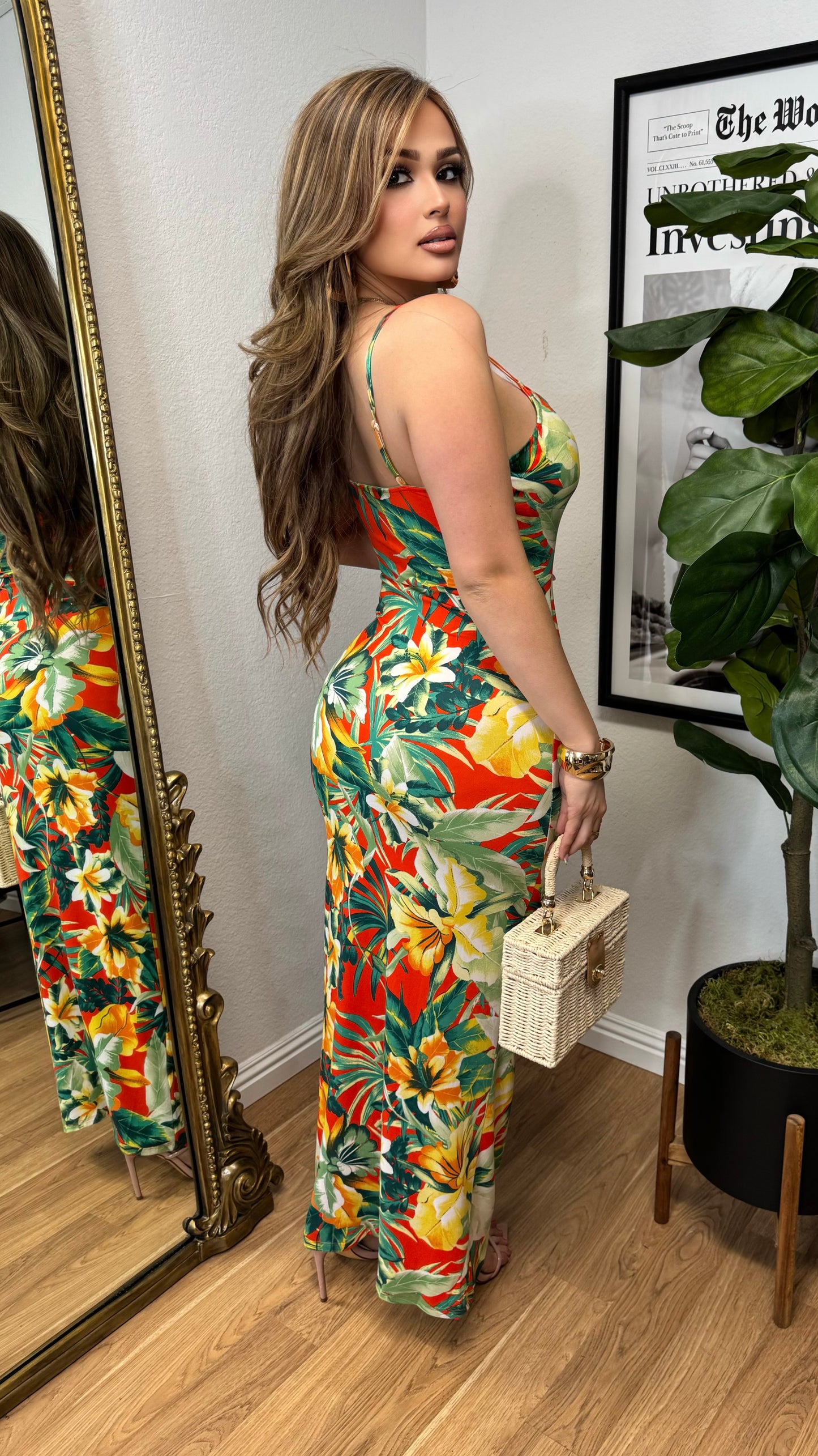 Love Like This Floral Maxi Dress (Yellow)