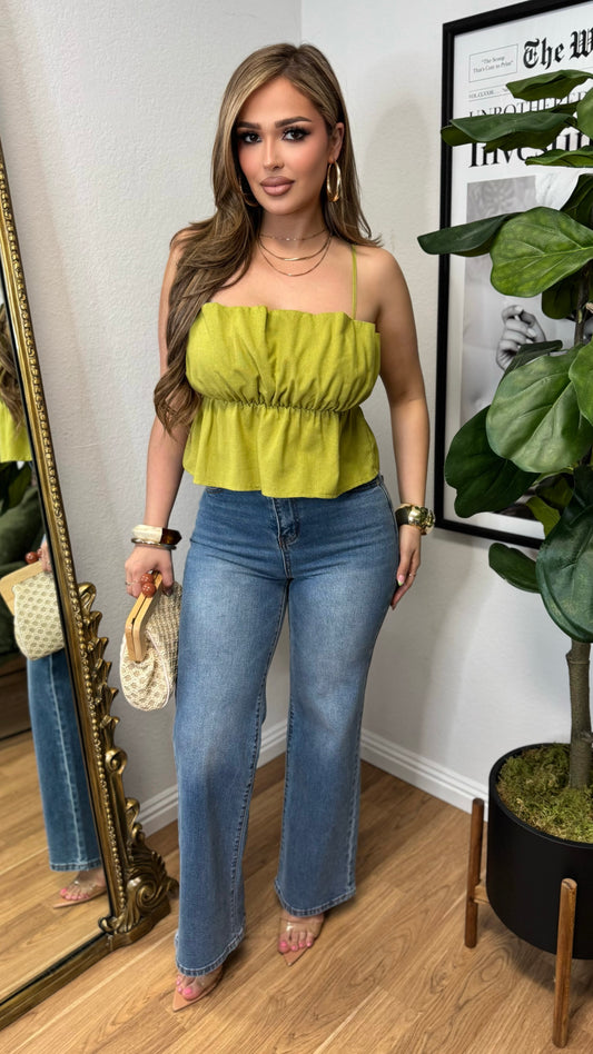 Sweet Escape Crop Top (Kiwi)