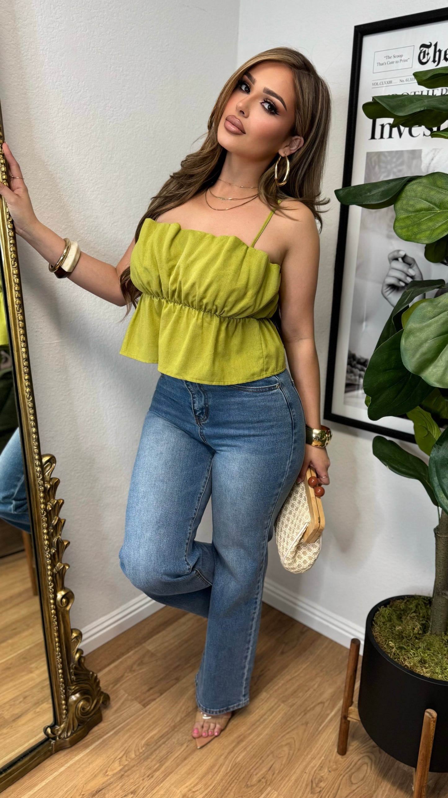 Sweet Escape Crop Top (Kiwi)