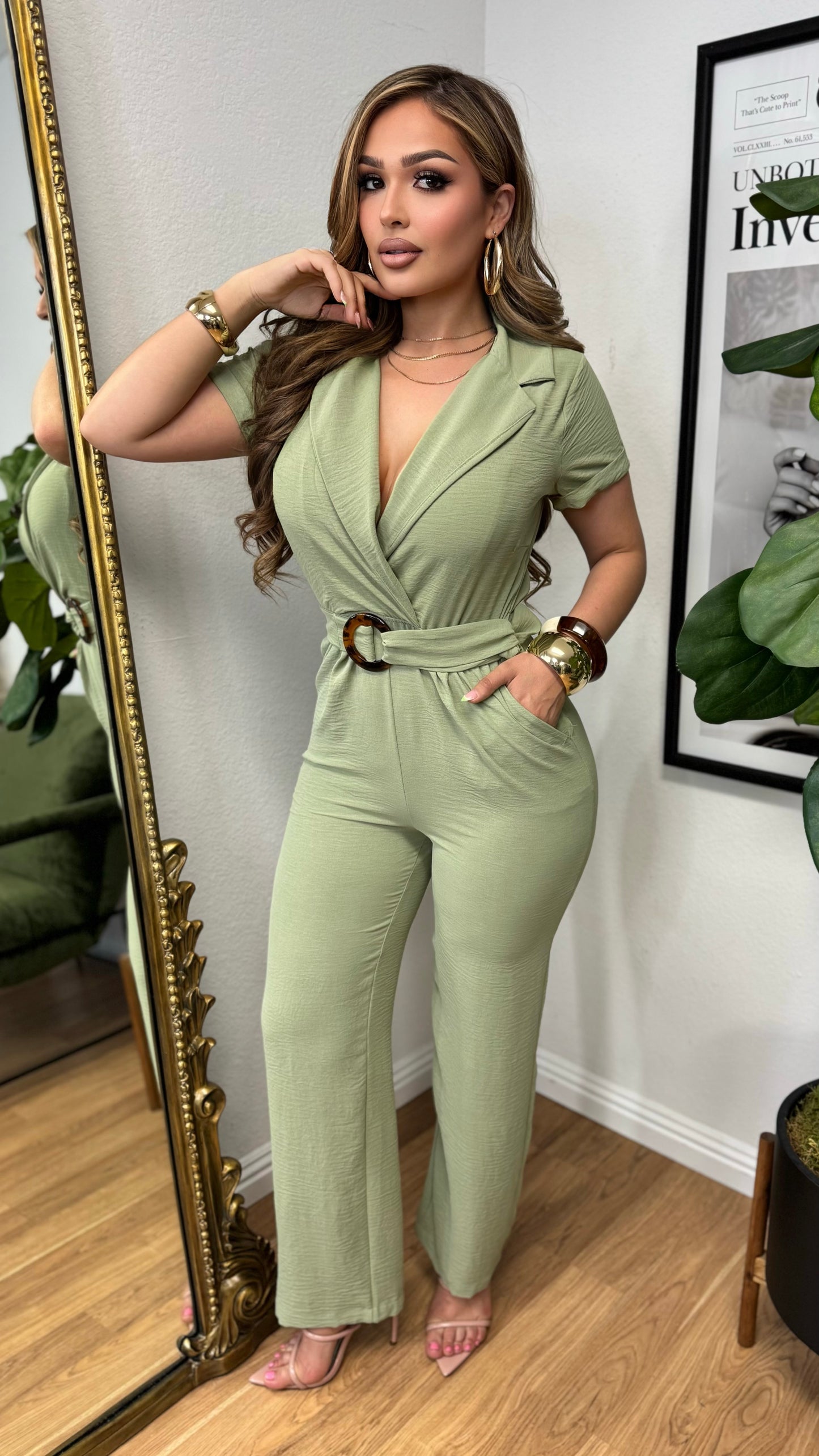 Elevated Ease Jumpsuit (Sage)