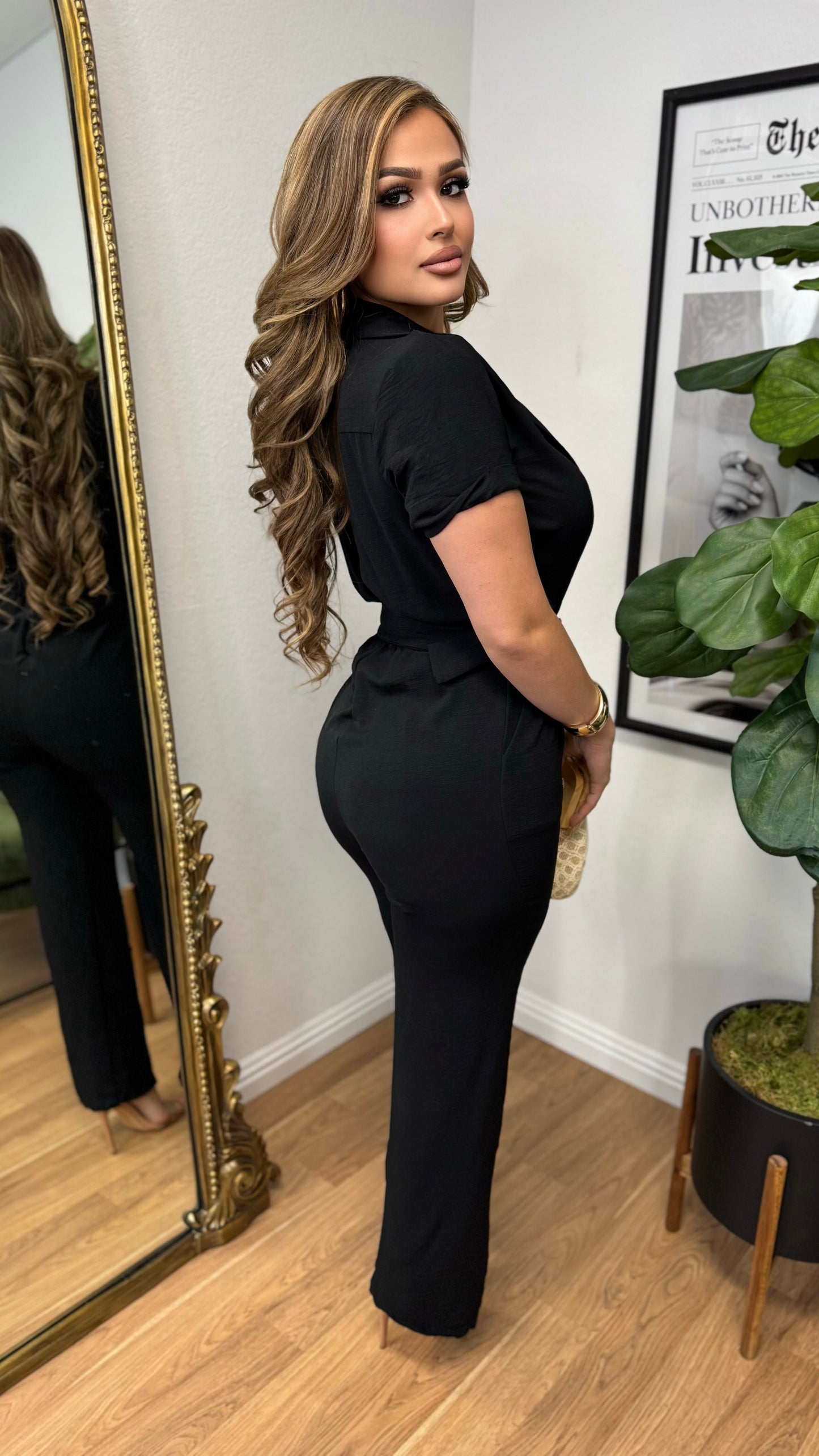 Elevated Ease Jumpsuit (Black)