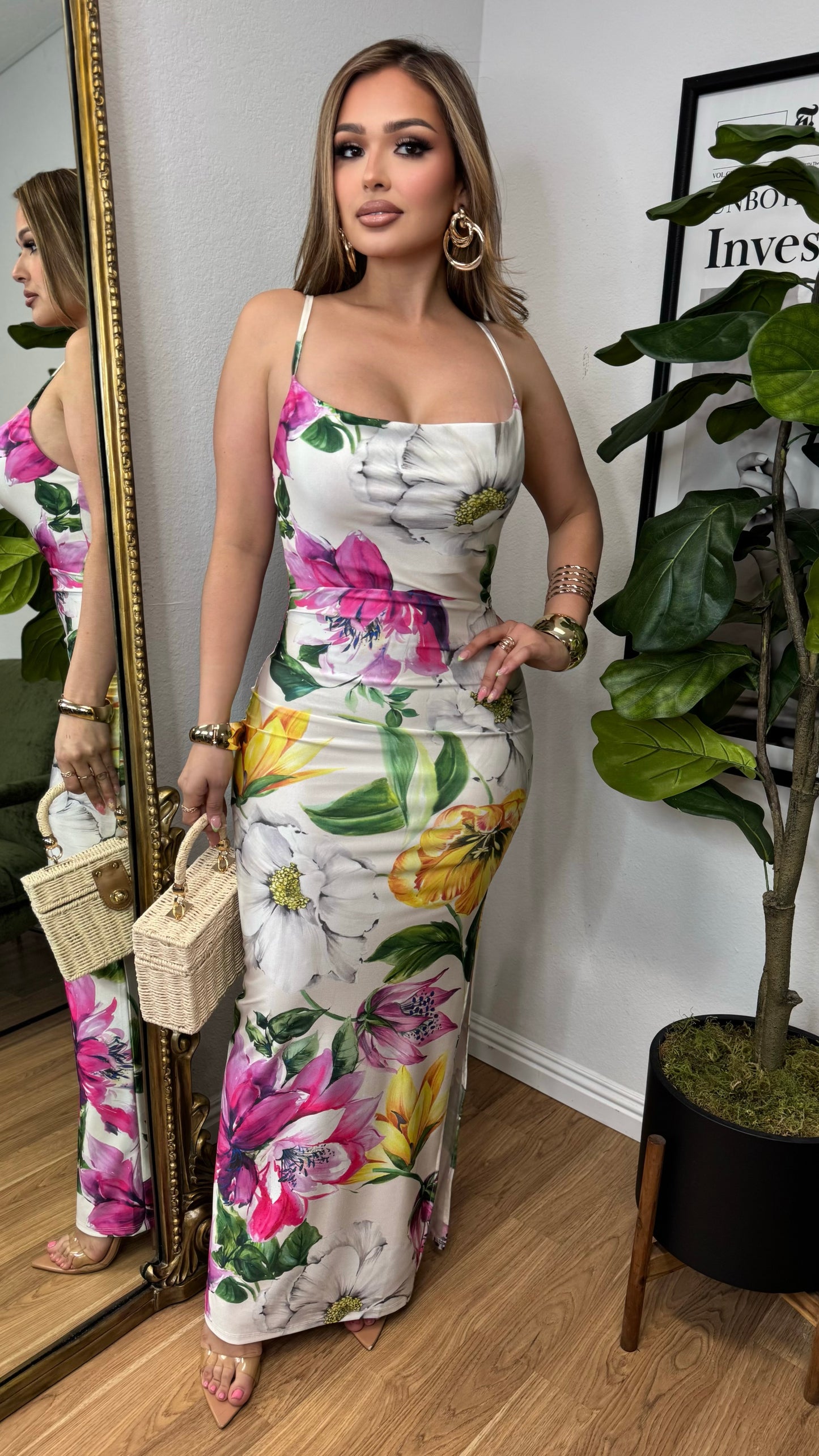 Fearless Beauty Maxi Dress (Ivory)