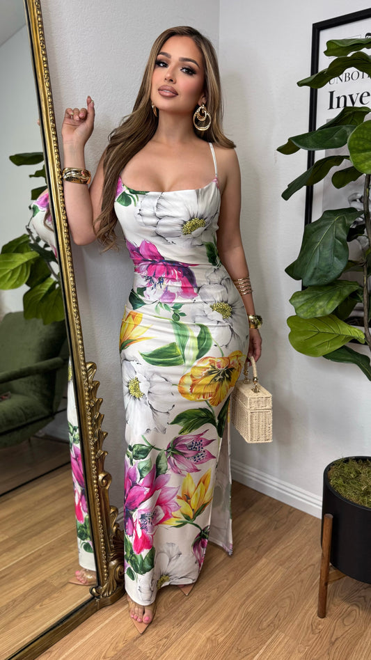 Fearless Beauty Maxi Dress (Ivory)