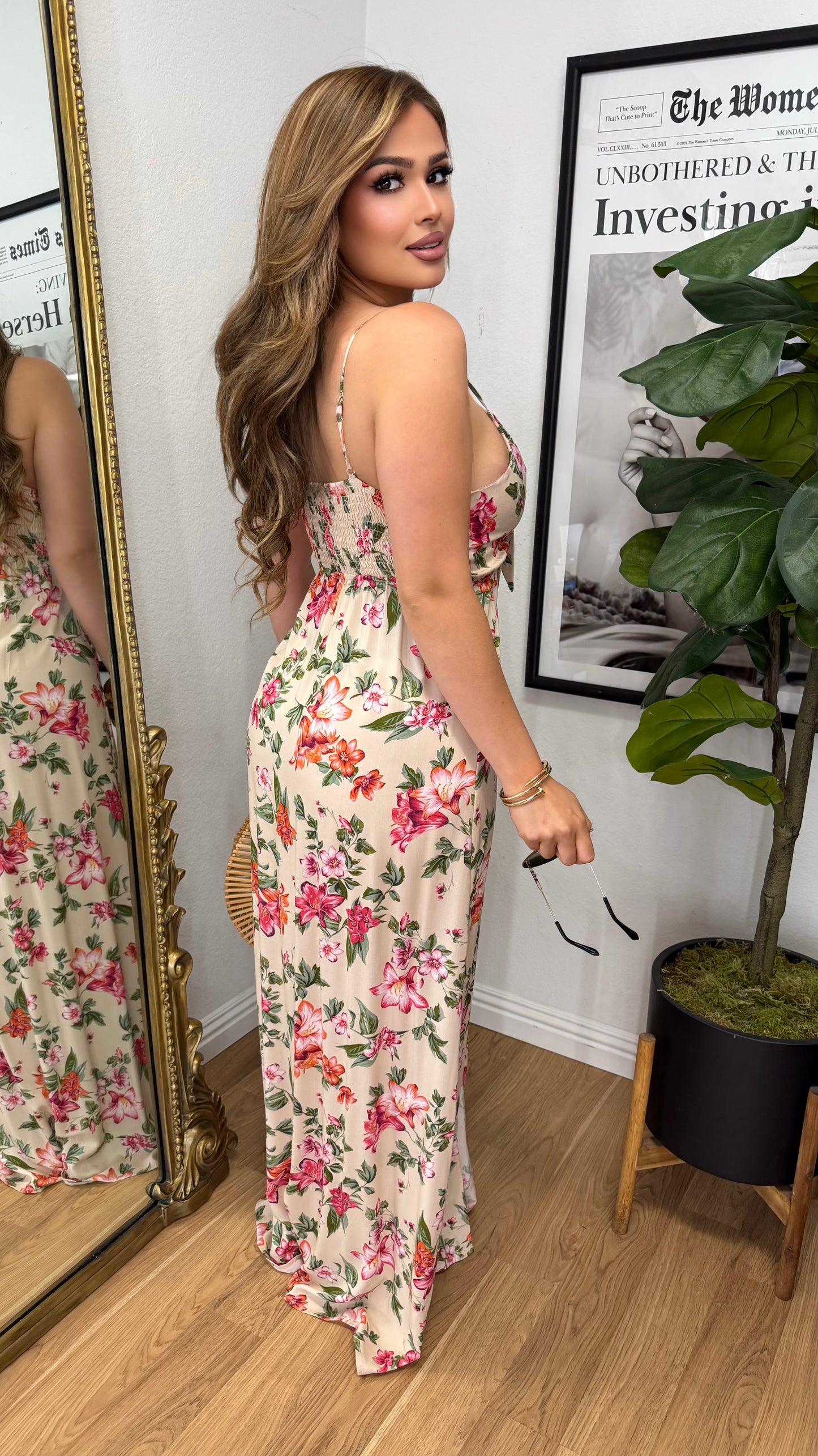 Las Brisas Maxi Dress (Nude)