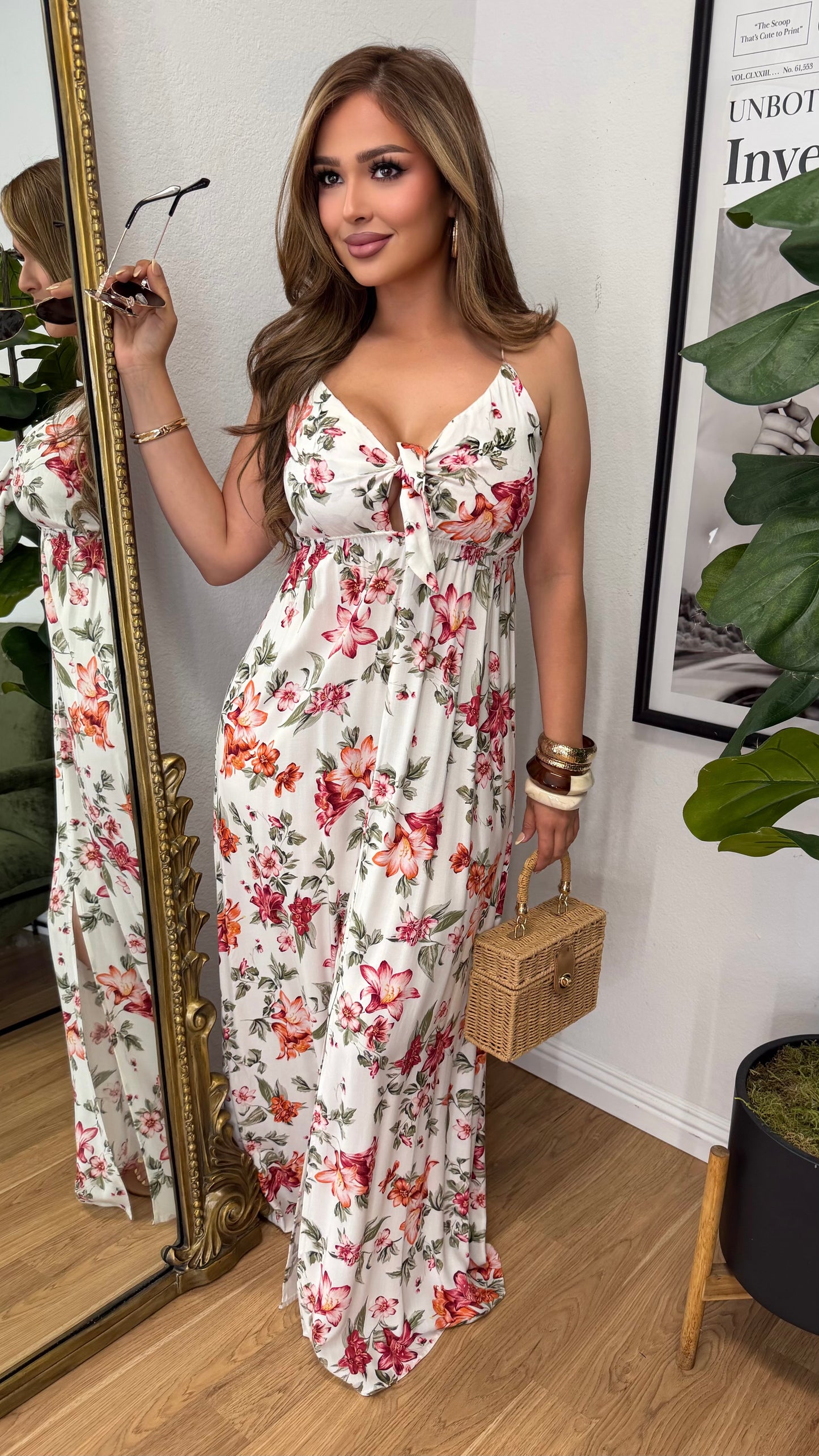 Las Brisas Maxi Dress (Ivory)