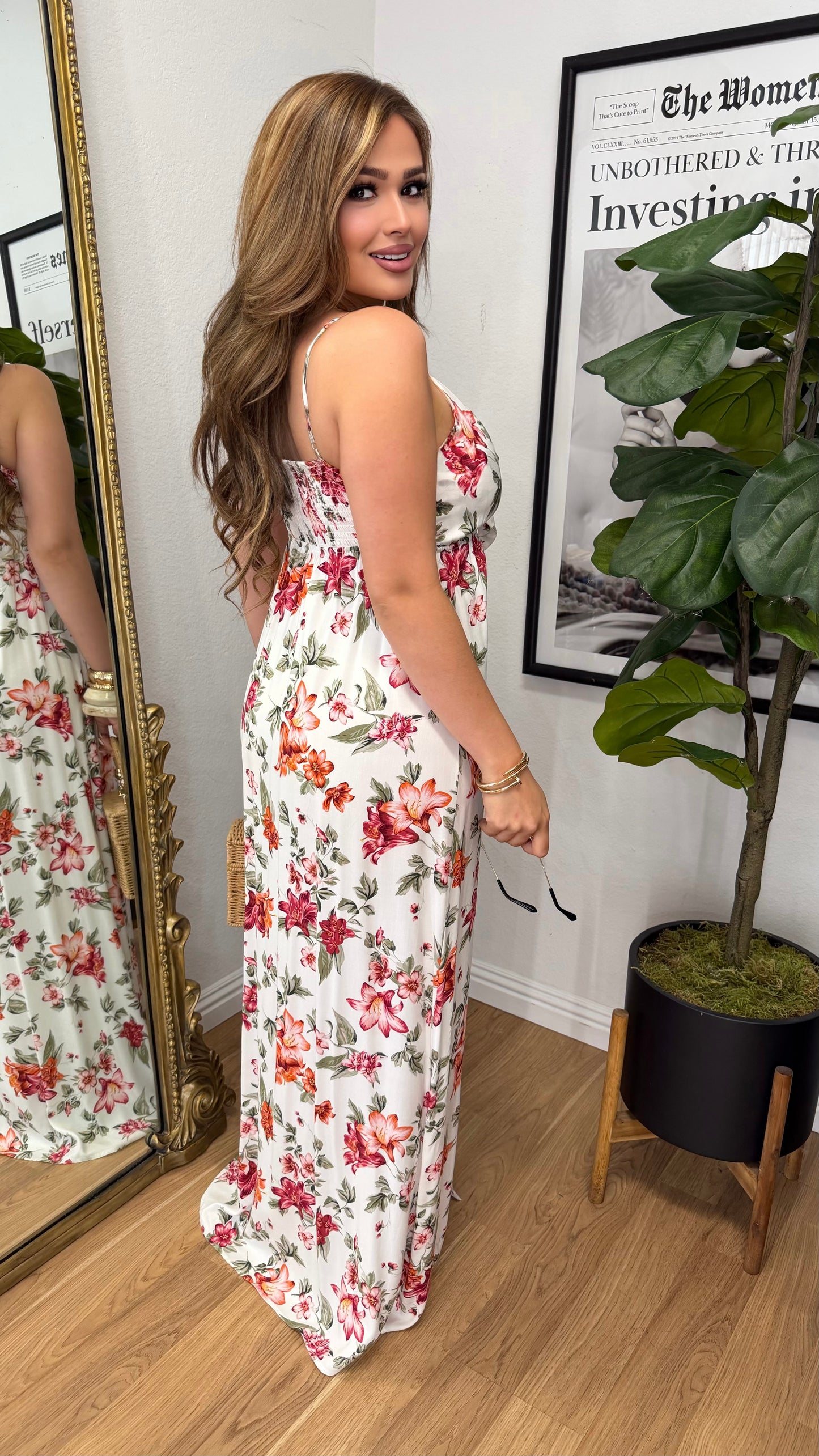 Las Brisas Maxi Dress (Ivory)