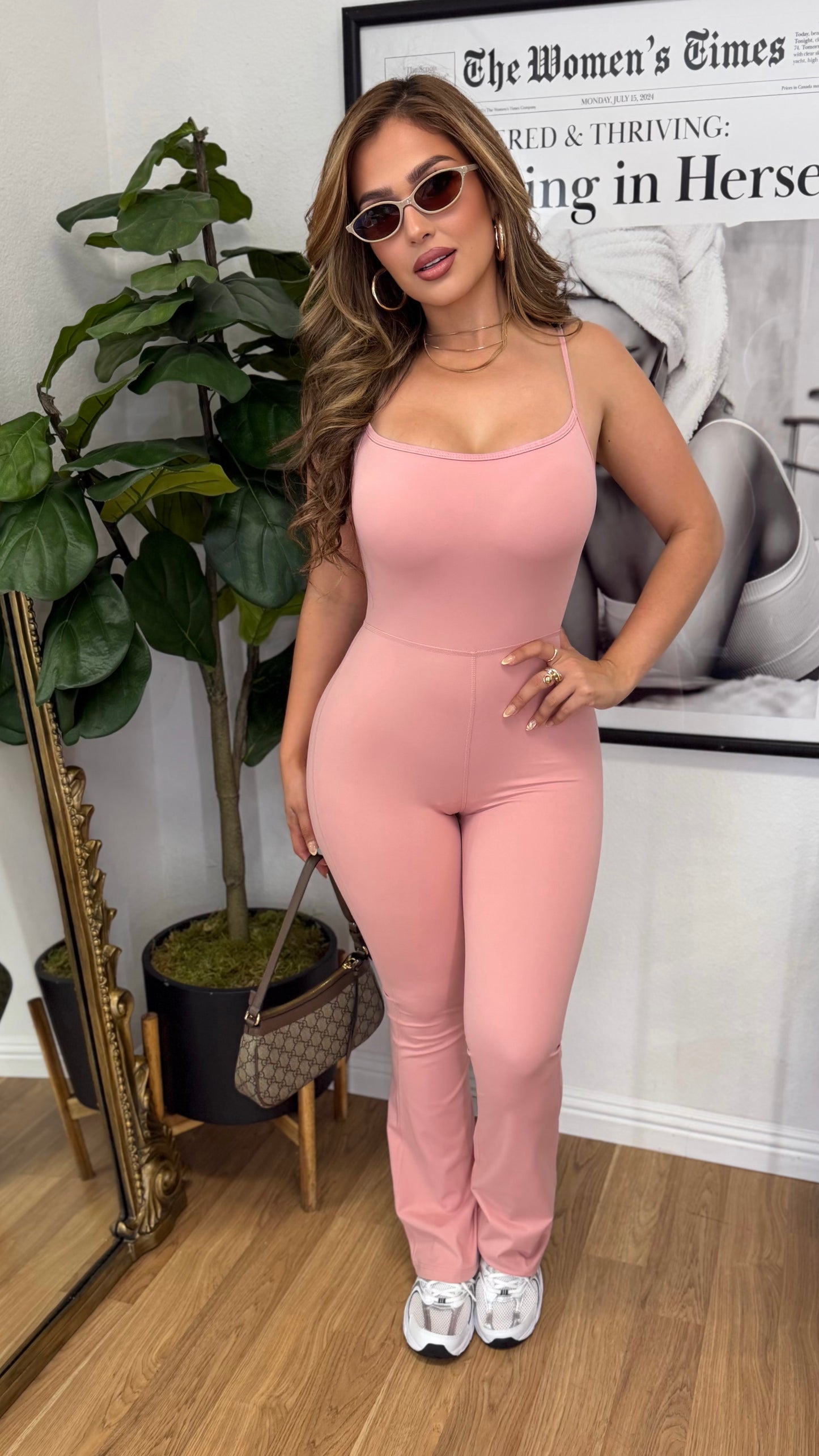 Iris Active Jumpsuit (Pink)