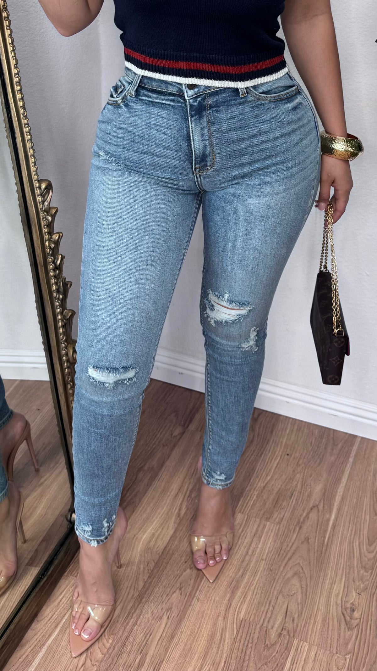 Claribel Skinny High Rise Jeans (Copy)