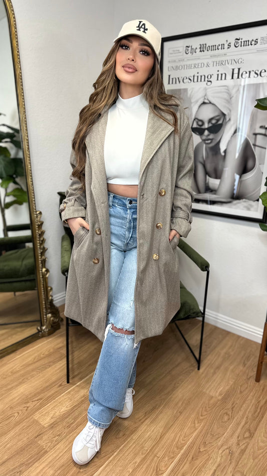 Unbothered Trench Coat