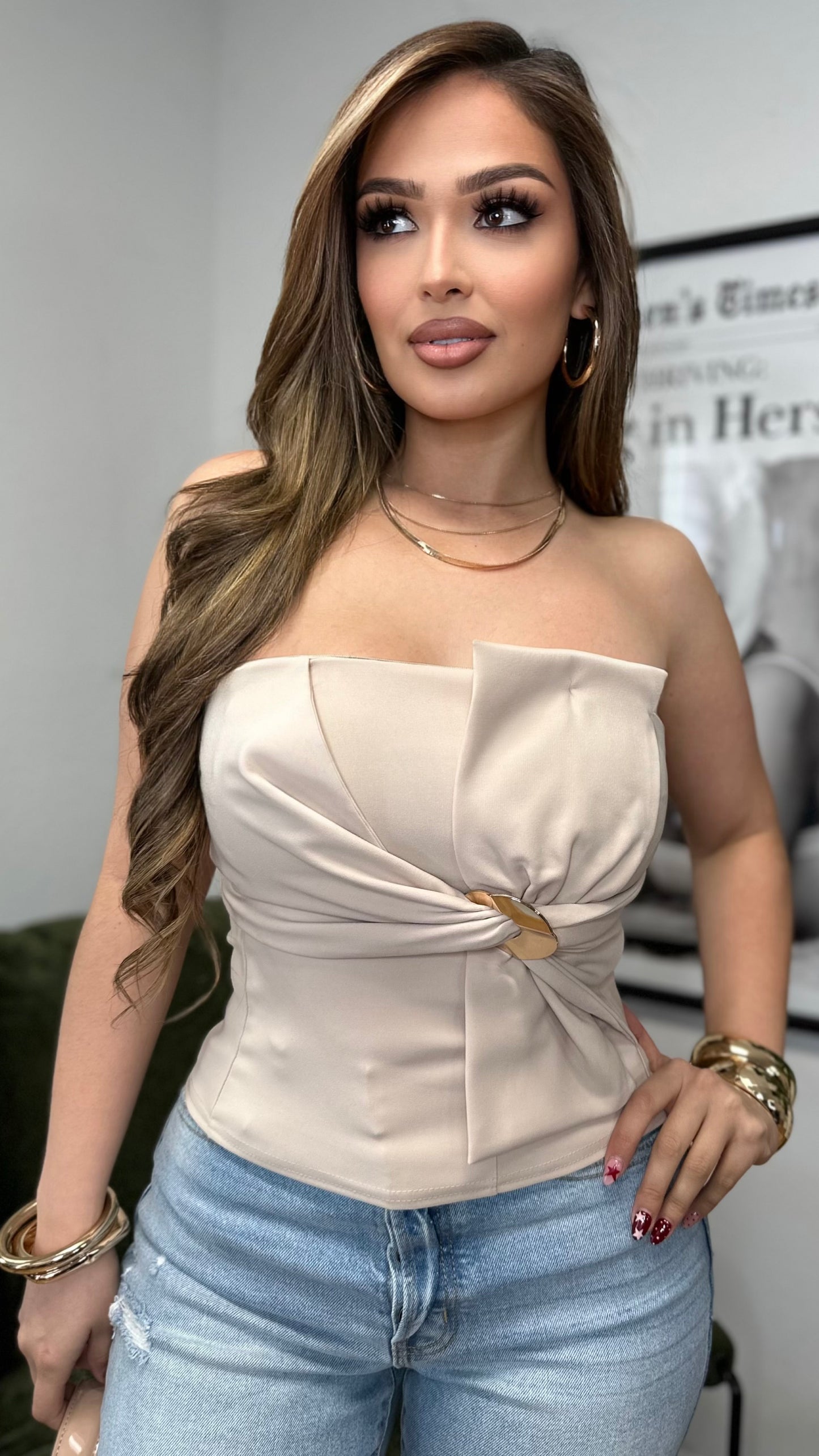 The Signature Strapless Top