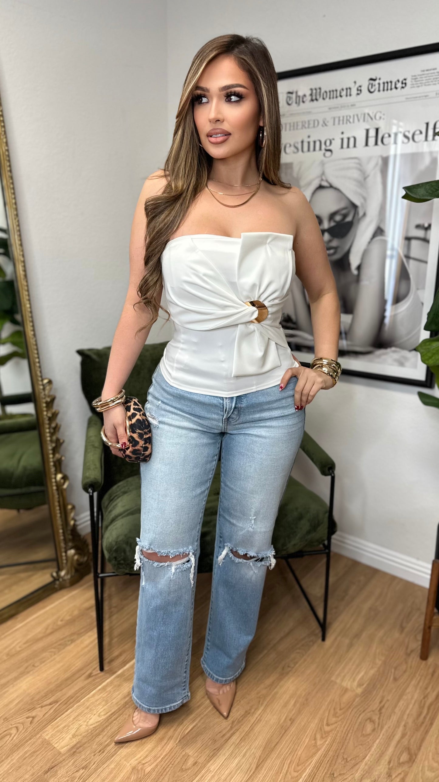 The Signature Strapless Top