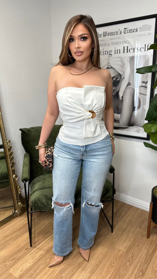 The Signature Strapless Top