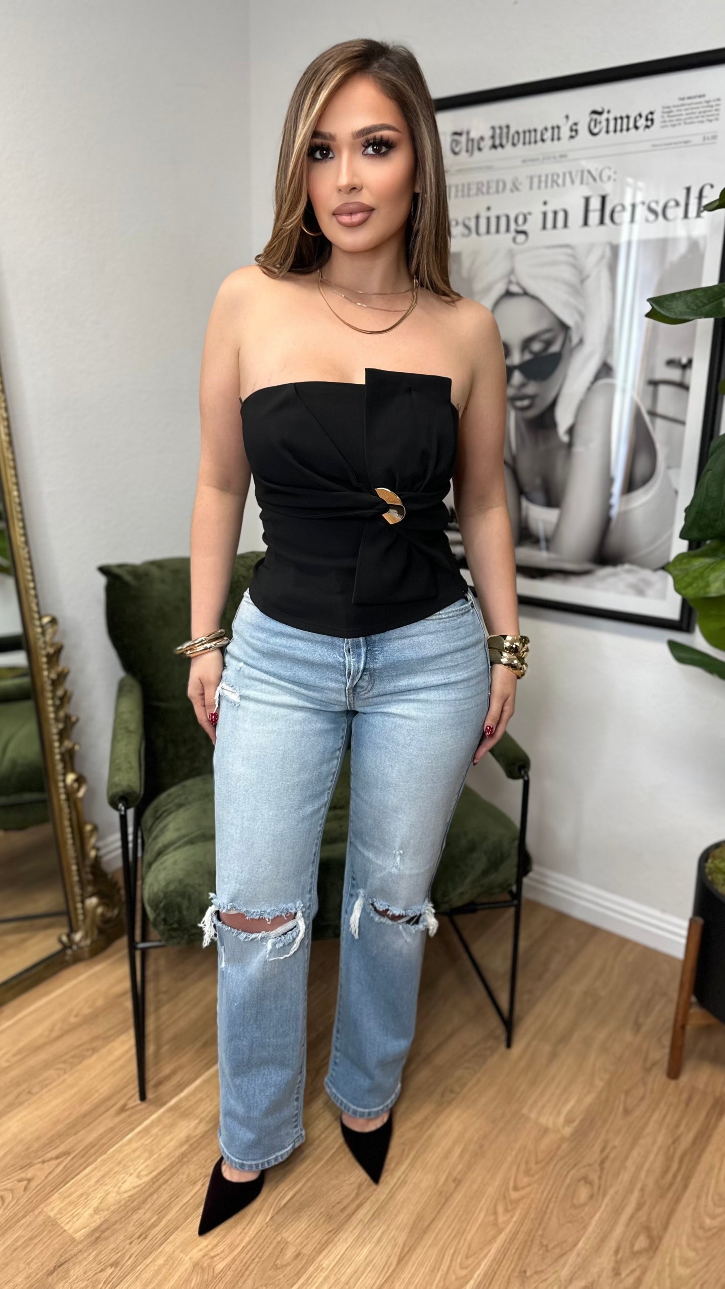 The Signature Strapless Top