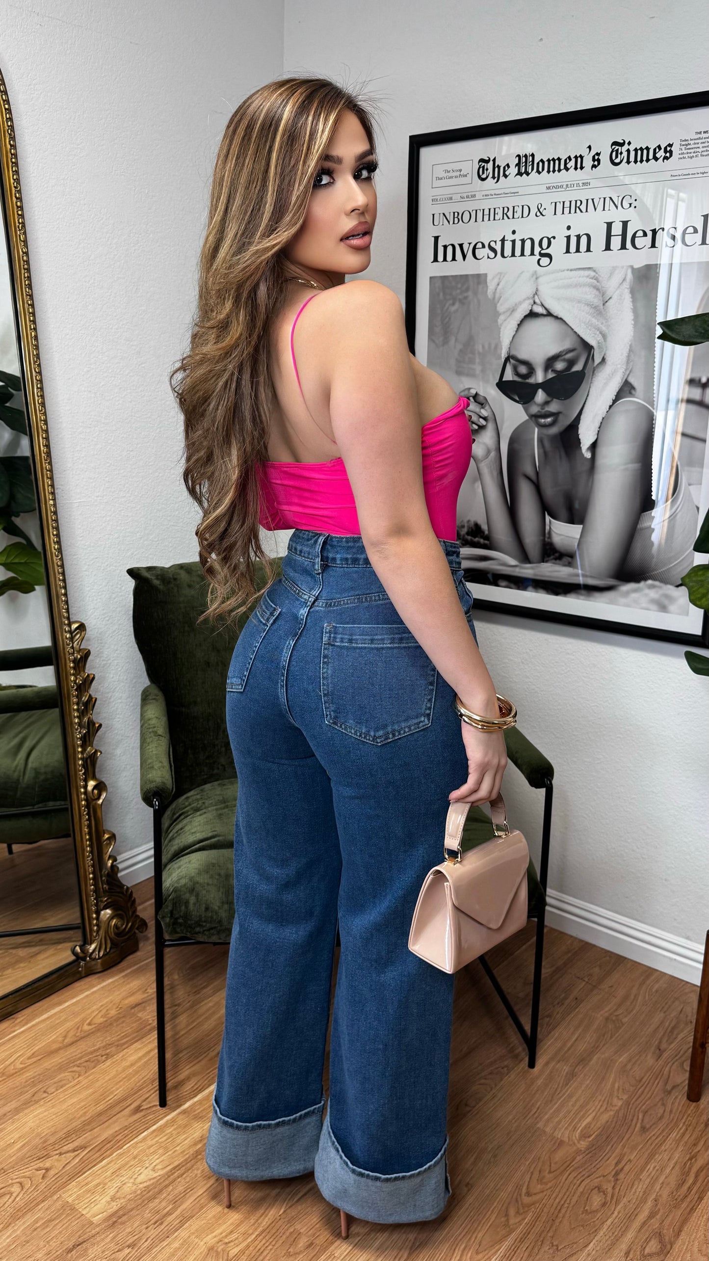 Second Skin Sculpt Bodysuit (Hot Pink)