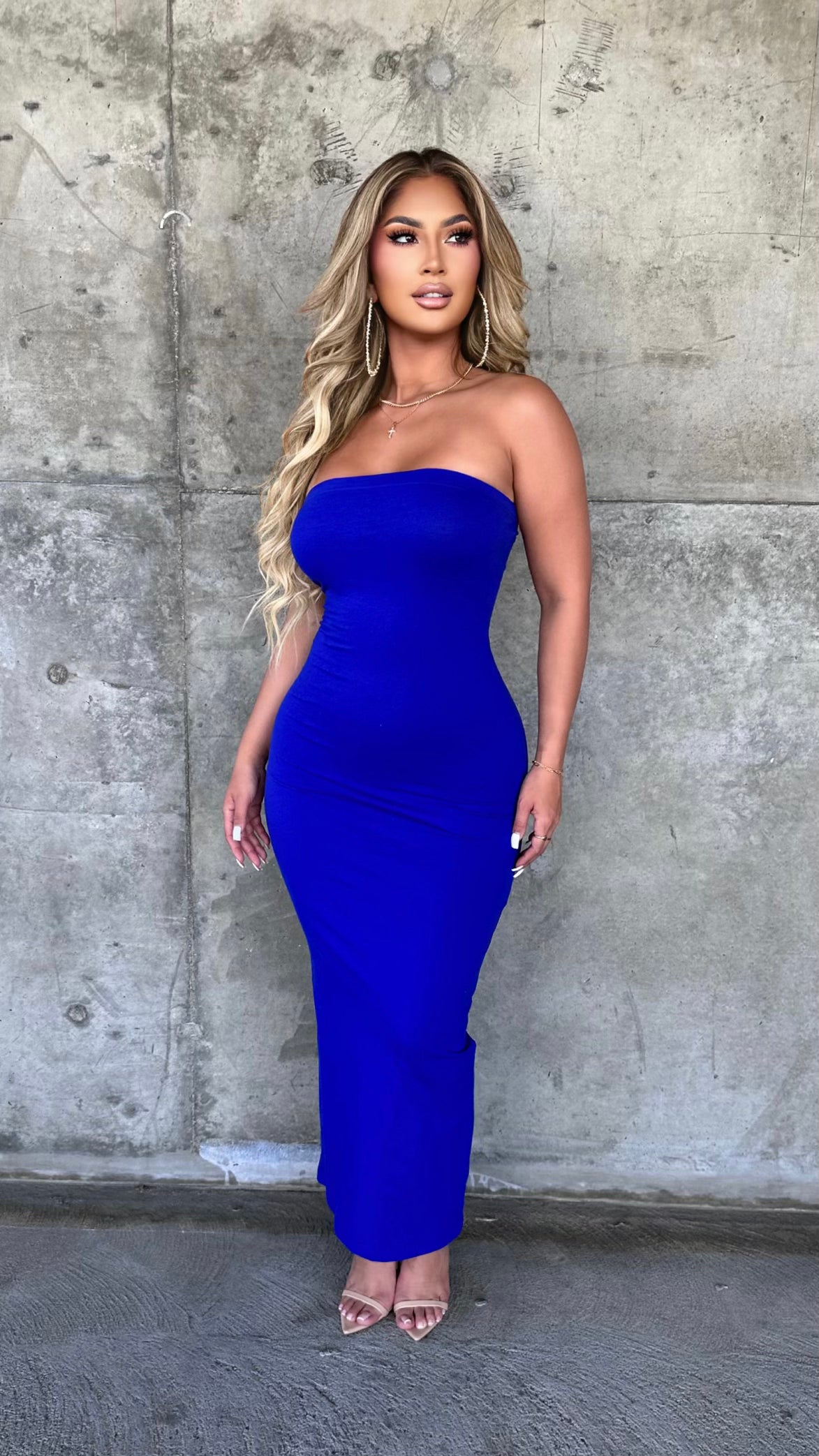 Different Than The Rest Maxi Dress (Royal Blue)