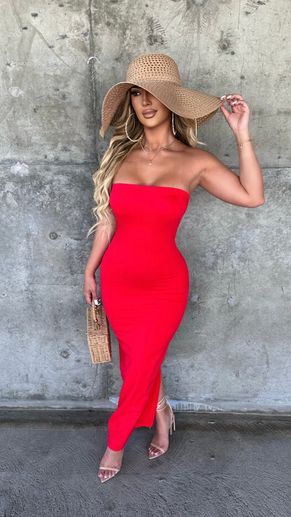 Different Than The Rest Maxi Dress (Red)