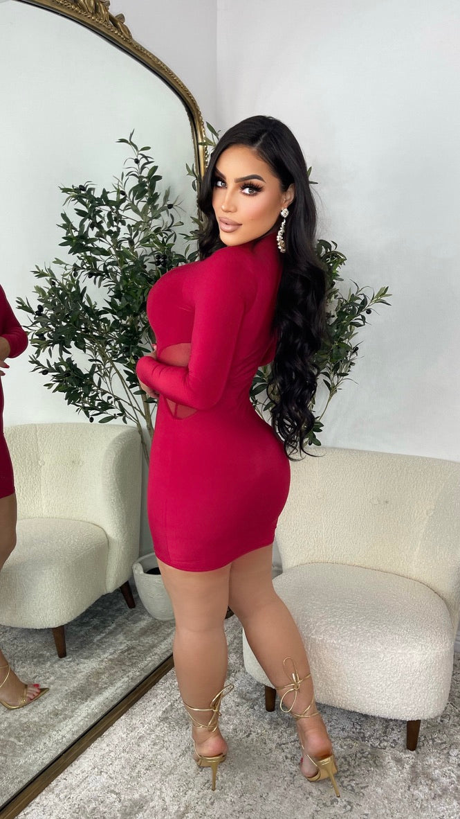 Take A Second Look Dress (Red)